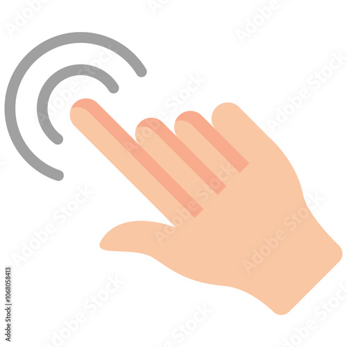flick flat icon