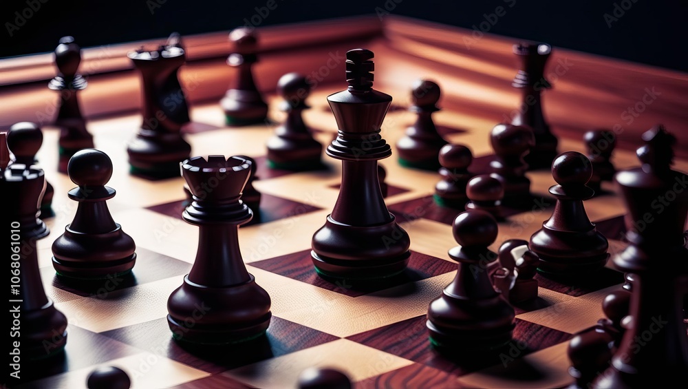 Strategic Moves on a Chessboard Strategic Moves on a Chessboard