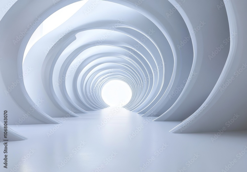 Obraz premium Circular Tunnel.