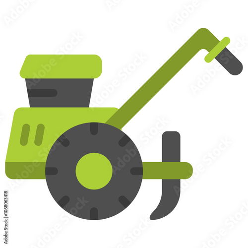 cultivator flat icon