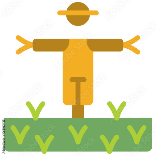 scarecrow flat icon