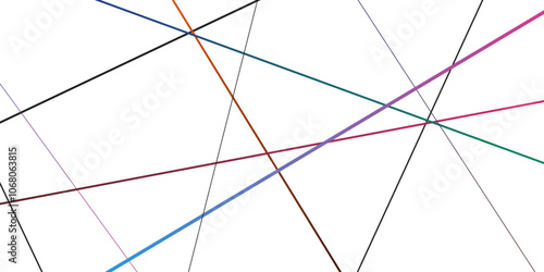 Abstract Colourful geometric Luxury premium line pattern on a transparent background.Vector illustration.