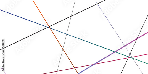 Abstract Colourful geometric Luxury premium line pattern on a transparent background.Vector illustration.