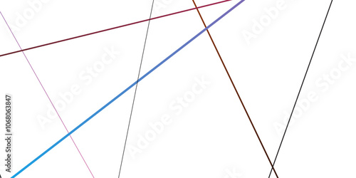 Abstract Colourful geometric Luxury premium line pattern on a transparent background.Vector illustration.