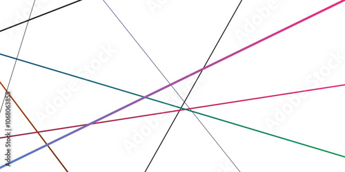 Abstract Colourful geometric Luxury premium line pattern on a transparent background.Vector illustration.