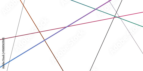 Abstract Colourful geometric Luxury premium line pattern on a transparent background.Vector illustration.