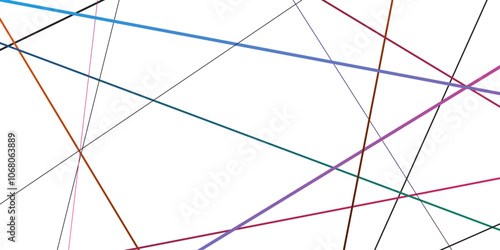 Abstract Colourful geometric Luxury premium line pattern on a transparent background.Vector illustration.