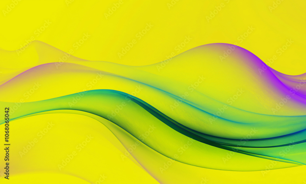 Colorful abstract wave background with flowing curves in orange, yellow, and green featuring a dynamic and vibrant design pattern Colorful abstract wave background with flowing curves in orange, yellow, and green featuring a dynamic and vibrant design pattern
