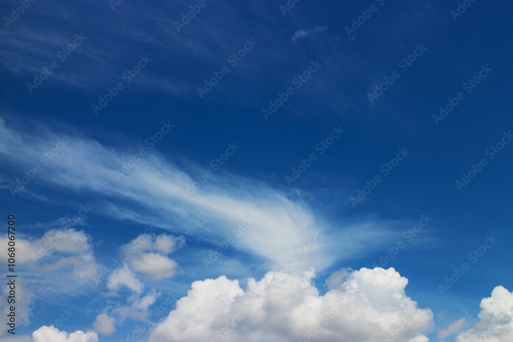 blue sky background with tiny clouds blue sky background with tiny clouds