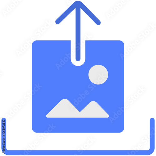 upload flat icon