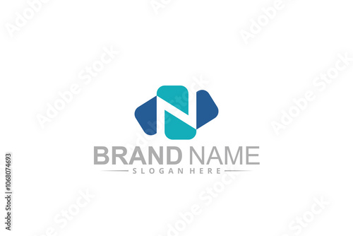 Letter N capsule logo