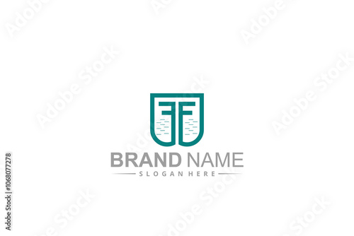 Ff book logo design photo