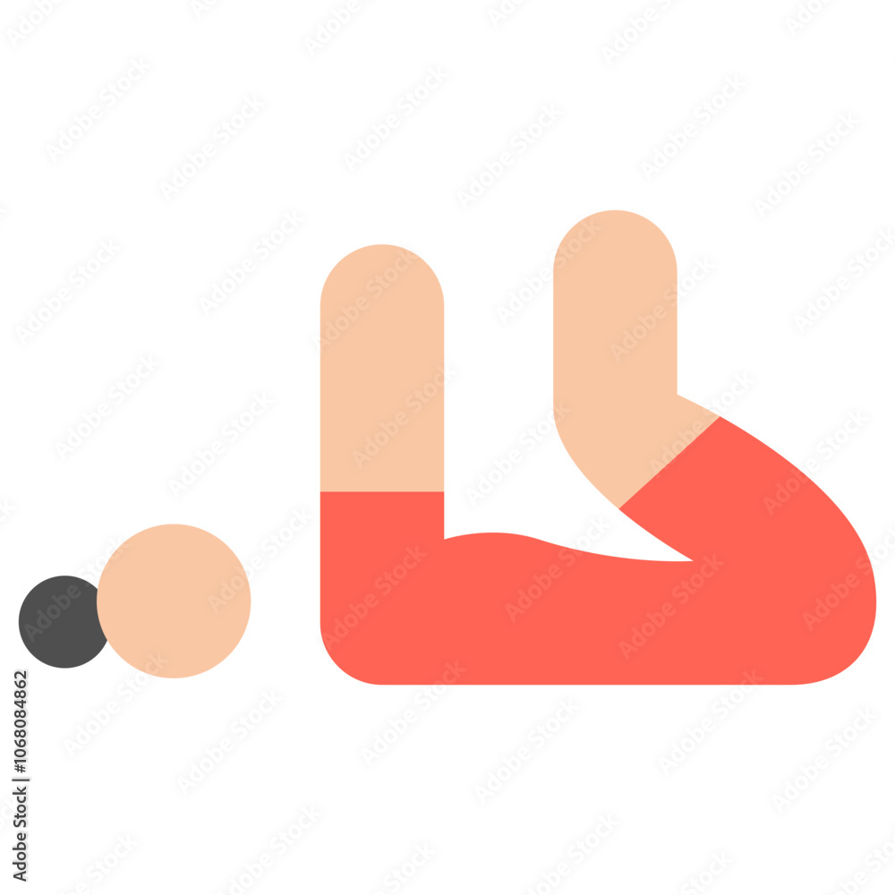 yoga flat icon yoga flat icon