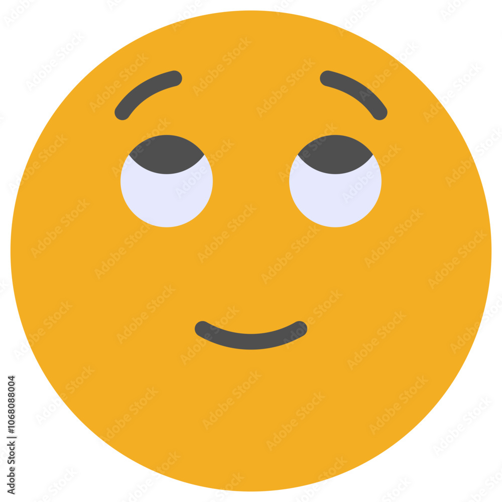 Fototapeta premium eyes flat icon