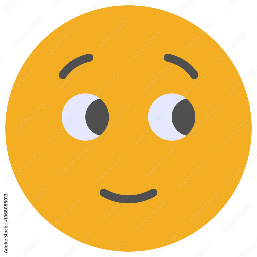 Fototapeta premium eyes flat icon