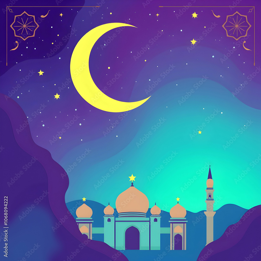 Islamic background illustration Islamic background illustration