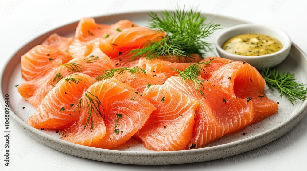 Mouthwatering Gravlax Dish with Dill Lemon and Cream Sauce Mouthwatering Gravlax Dish with Dill Lemon and Cream Sauce