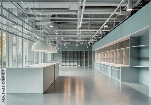 Modern Office Interior.