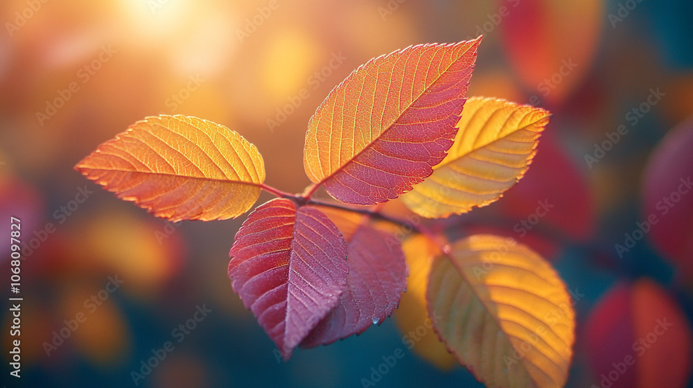 vibrant autumn leaves in shades of red, yellow, and green, symbolizing the beauty of seasonal change, renewal, and the transition from life to rest during fall vibrant autumn leaves in shades of red, yellow, and green, symbolizing the beauty of seasonal change, renewal, and the transition from life to rest during fall
