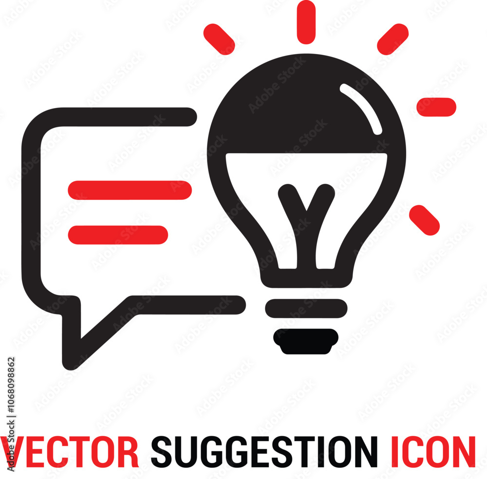 Vector Suggestion icon concept Vector Suggestion icon concept