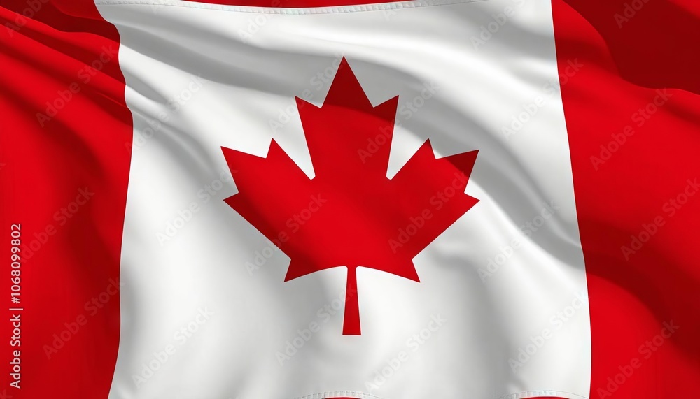 canadian flag waving canadian flag waving