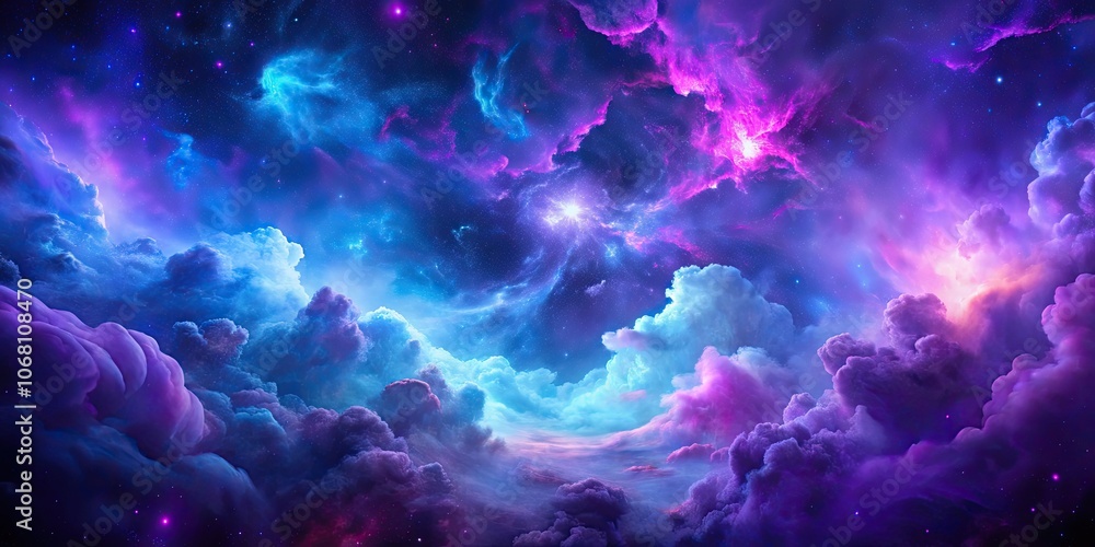 Abstract purple blue cosmic clouds on dark background, cosmic, clouds, abstract, purple, blue, background, space Abstract purple blue cosmic clouds on dark background, cosmic, clouds, abstract, purple, blue, background, space