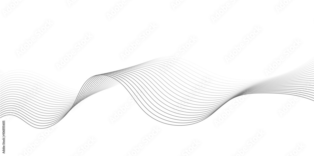 Gray and white wave background with flowing particles. Digital future technology concept. Vector illustration Gray and white wave background with flowing particles. Digital future technology concept. Vector illustration