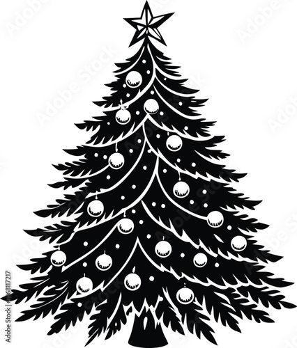 christmas tree vector