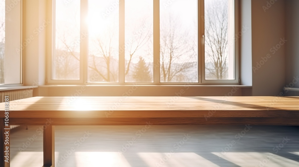 Bright Morning Light in a Modern Room Bright Morning Light in a Modern Room