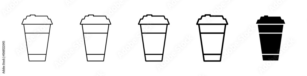 coffee icon Simple outline illustration coffee icon Simple outline illustration