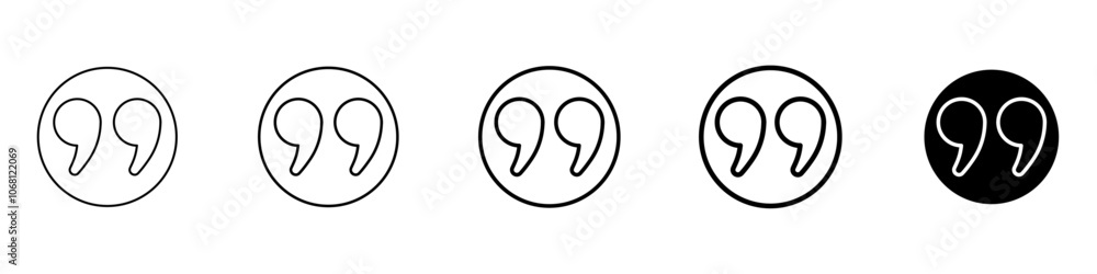 comment quote icon Simple outline illustration comment quote icon Simple outline illustration