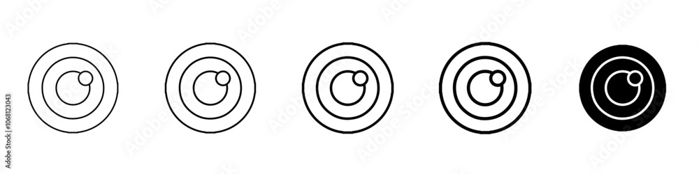 eye ball icon Simple outline illustration eye ball icon Simple outline illustration