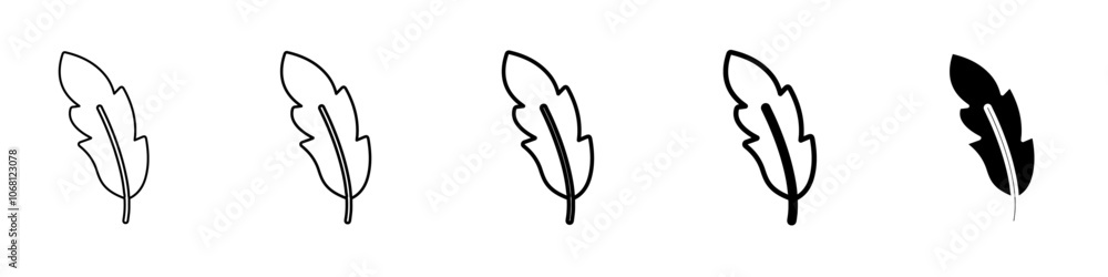feather icon Simple outline illustration feather icon Simple outline illustration