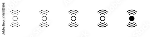 sensor icon Simple outline illustration