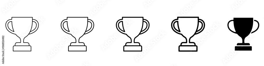 trophy icon Simple outline illustration trophy icon Simple outline illustration