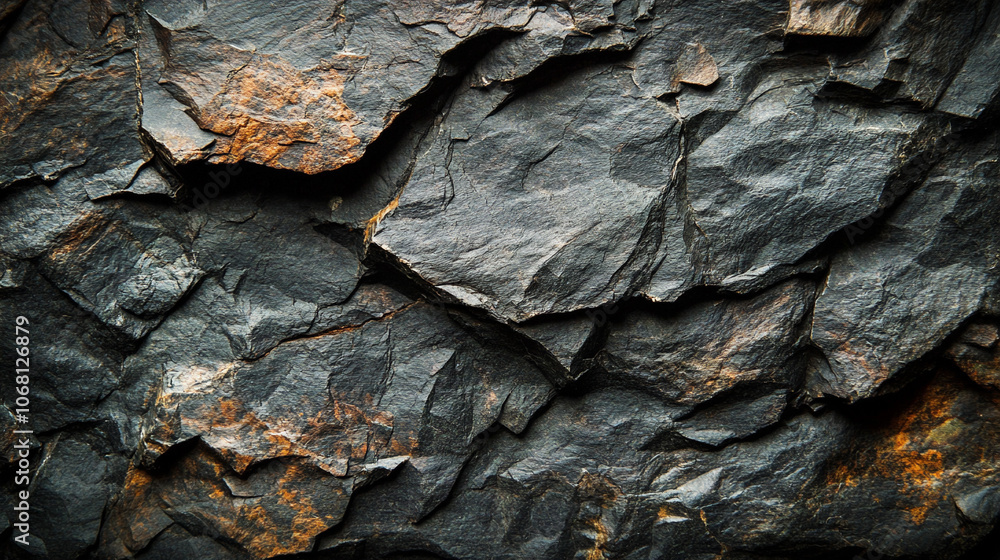 dark, textured black rock surface with dramatic lighting highlights. The rugged texture and deep shadows convey resilience, strength, and a mysterious natural beauty dark, textured black rock surface with dramatic lighting highlights. The rugged texture and deep shadows convey resilience, strength, and a mysterious natural beauty