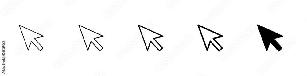 arrow icon Simple outline illustration arrow icon Simple outline illustration