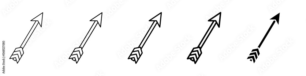 arrow icon Simple outline illustration arrow icon Simple outline illustration