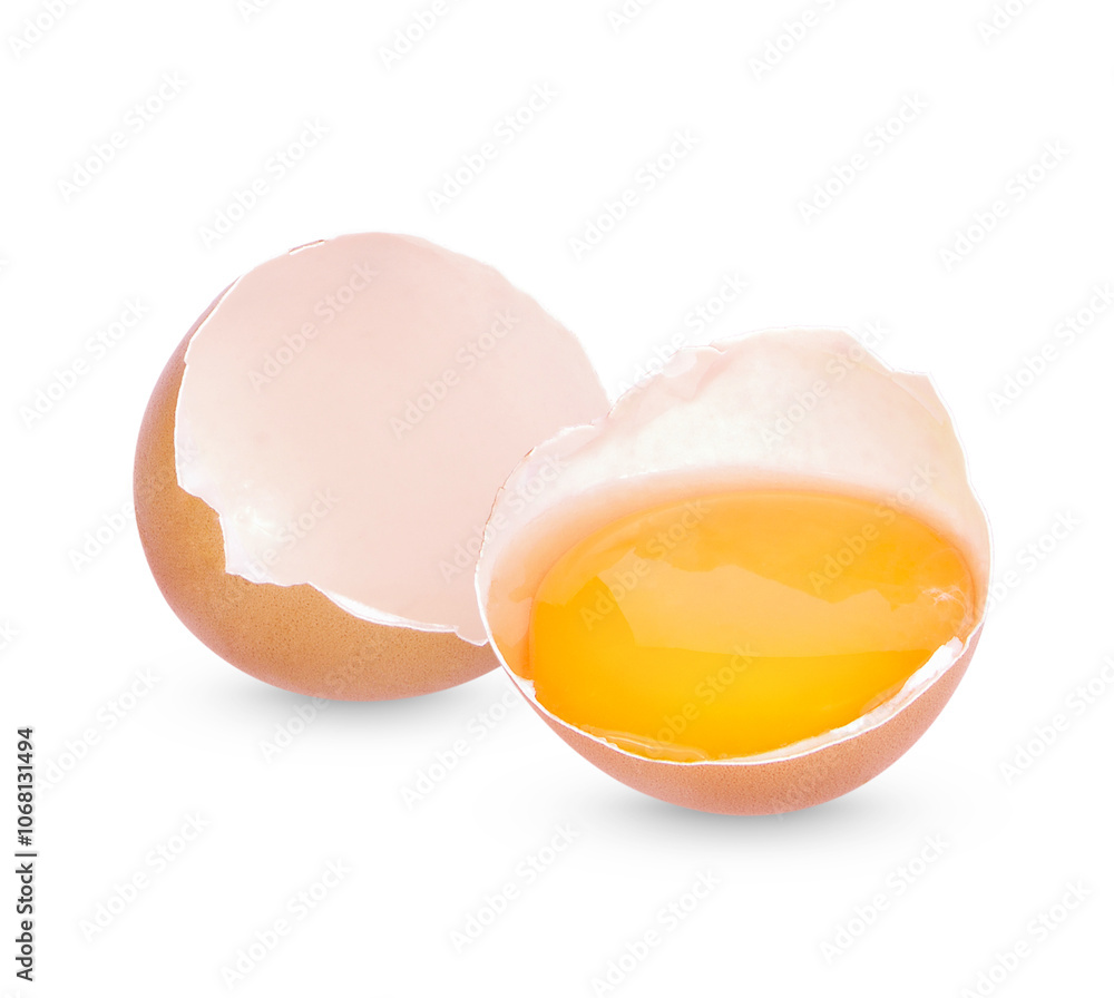Chicken Egg , Broken egg isolated on transparent background. (.PNG) Chicken Egg , Broken egg isolated on transparent background. (.PNG)