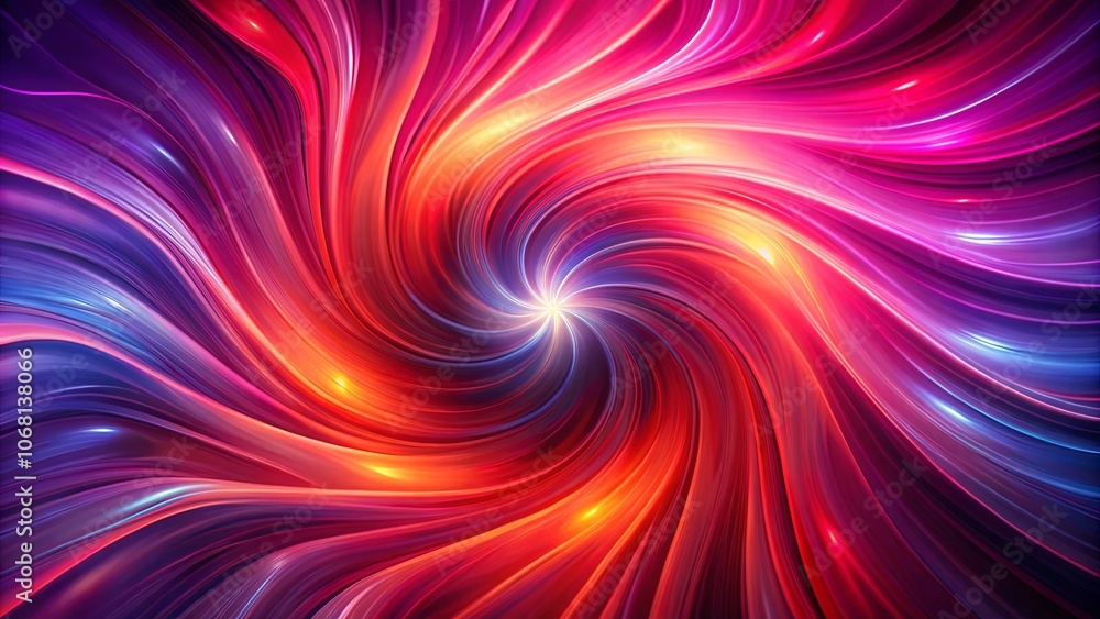 A Vibrant Abstract Swirl of Hues, Glowing with Dynamic Energy and Flowing Through a Colorful Center of Light A Vibrant Abstract Swirl of Hues, Glowing with Dynamic Energy and Flowing Through a Colorful Center of Light