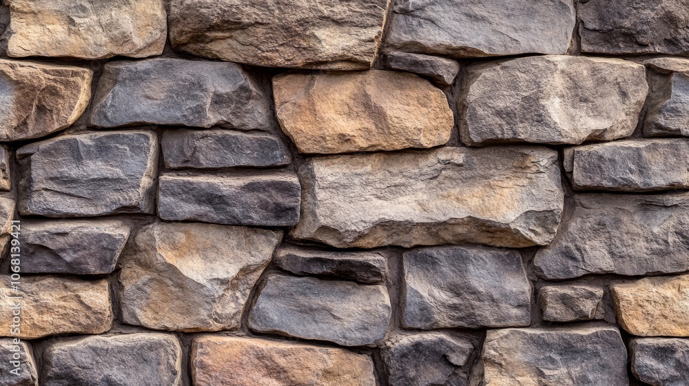 Fototapeta premium Stone wall seamless texture
