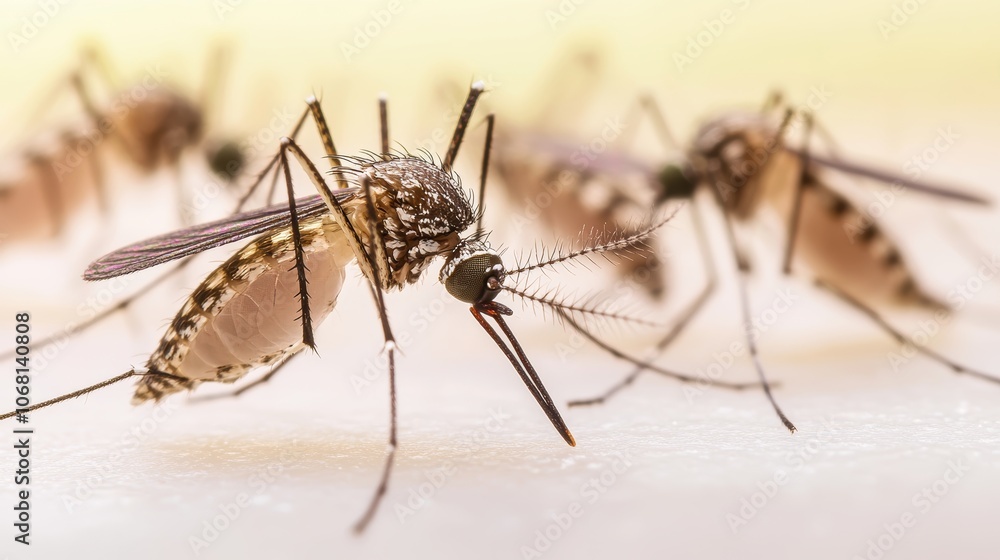 Flock of mosquitoes Flock of mosquitoes