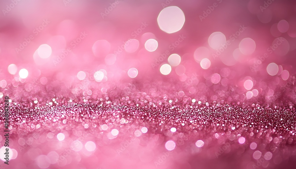 Hot Pink Glitter Background in Chaotic Style Hot Pink Glitter Background in Chaotic Style
