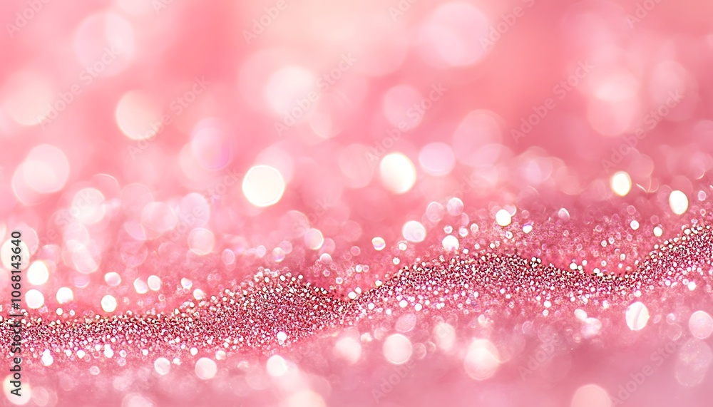 Hot Pink Glitter Background in Chaotic Style Hot Pink Glitter Background in Chaotic Style