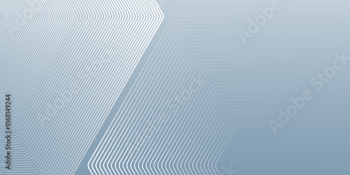 Abstract gray background with gradient color hexagon line and artistic dynamic simple art