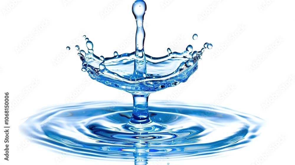 Isolating Bright Water Droplets on a White Background - a captivating and refreshing visual. The isolating bright water droplets on the white background create a striking and pure look. It gives the i Isolating Bright Water Droplets on a White Background - a captivating and refreshing visual. The isolating bright water droplets on the white background create a striking and pure look. It gives the i