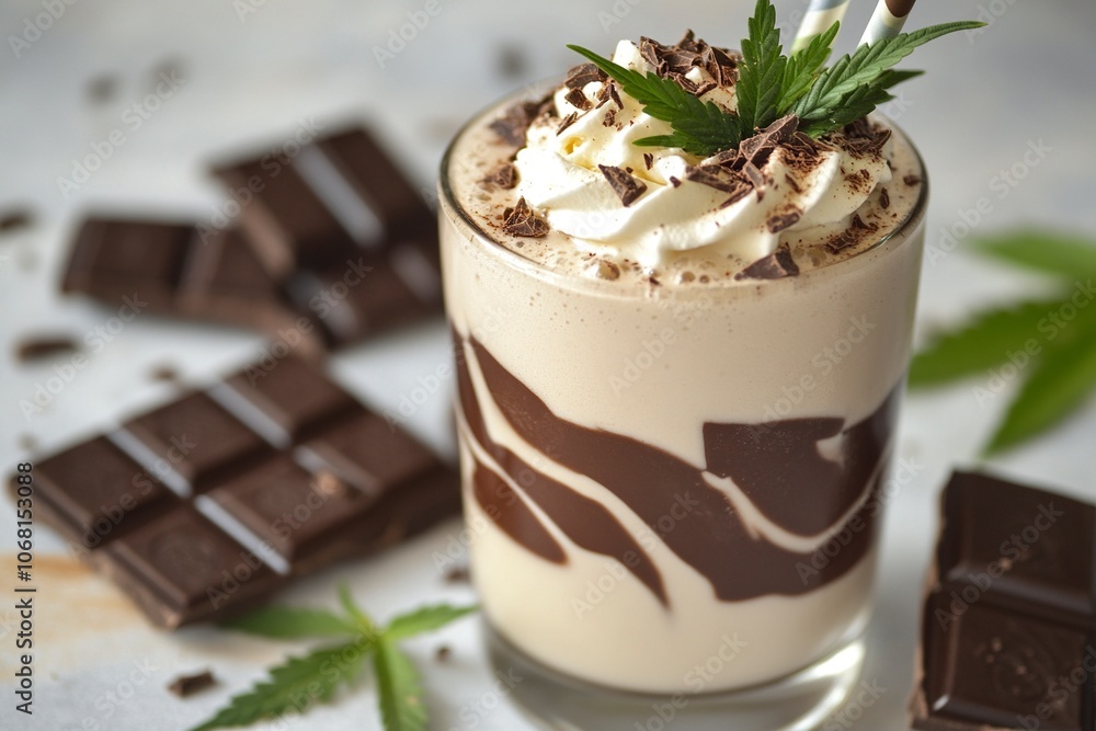 create a picture for this recipe for weed Milky Way Milkshake #### Ingredients: - 2 cups vanilla ice cream - 1 cup milk - 1/4 cup chocolate syrup , generative ai create a picture for this recipe for weed Milky Way Milkshake #### Ingredients: - 2 cups vanilla ice cream - 1 cup milk - 1/4 cup chocolate syrup , generative ai