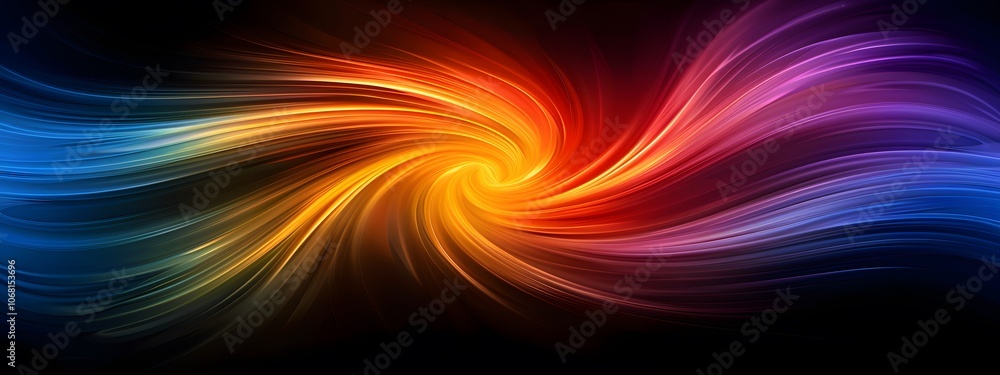 Abstract swirl of vibrant neon colors blending seamlessly against a dark background. Energy, futuristic, psychedelic, dynamic, movement, pattern, design,creativity,digital art,fluidity Abstract swirl of vibrant neon colors blending seamlessly against a dark background. Energy, futuristic, psychedelic, dynamic, movement, pattern, design,creativity,digital art,fluidity