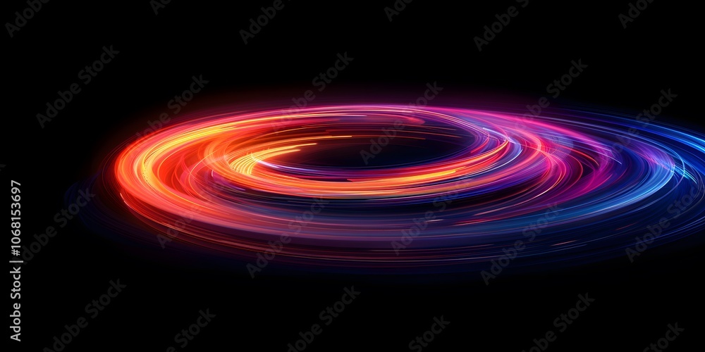 Abstract swirl of vibrant neon colors blending seamlessly against a dark background. Energy, futuristic, psychedelic, dynamic, movement, pattern, design,creativity,digital art,fluidity Abstract swirl of vibrant neon colors blending seamlessly against a dark background. Energy, futuristic, psychedelic, dynamic, movement, pattern, design,creativity,digital art,fluidity