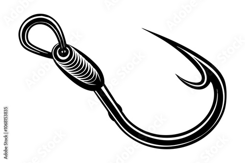 fishing hook vector